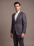 Storm Grey Flannel Two-Piece Suit - front view